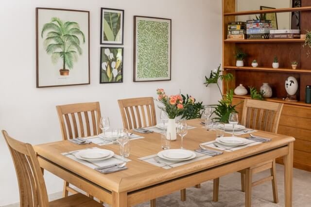 The Monarch game table in solid hardwood